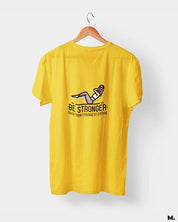 Stronger than strongest excuse printed t shirts