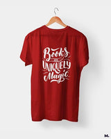 Books are uniquely magic printed t shirts