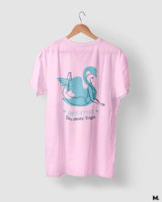 printed t shirts - Breathe. Do more yoga  - MUSELOT