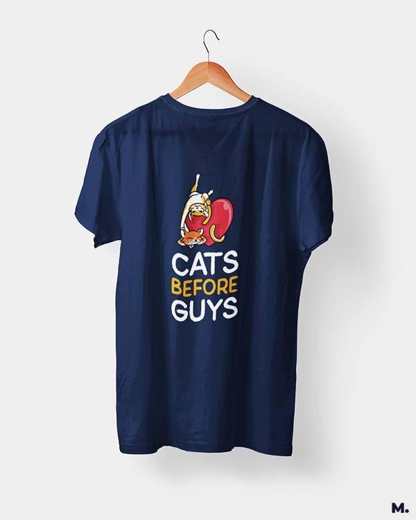 printed t shirts - Cats before guys  - MUSELOT