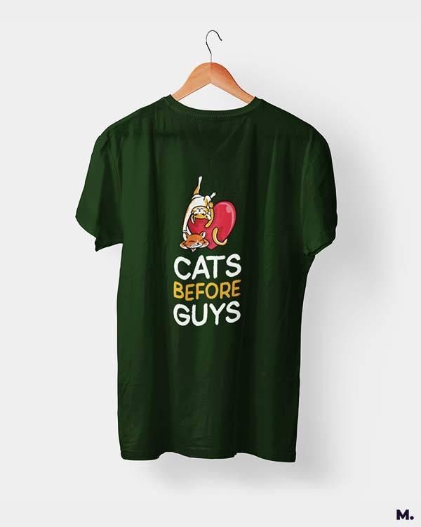 printed t shirts - Cats before guys  - MUSELOT