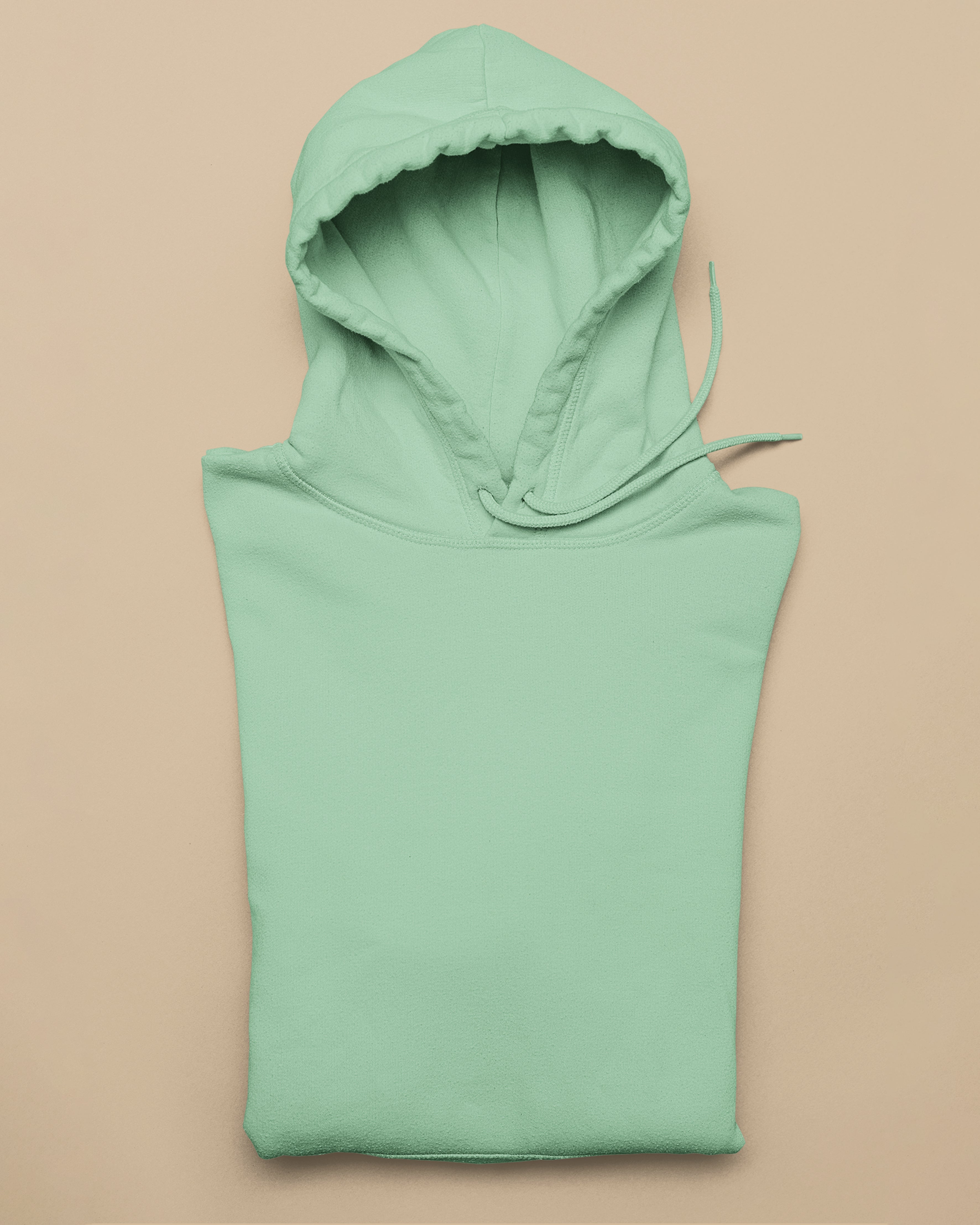 Mint green plain hoodies for men and women online - Muselot