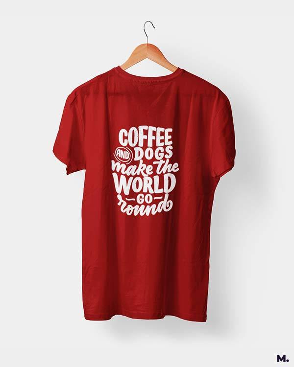 printed t shirts - Coffee and dogs  - MUSELOT