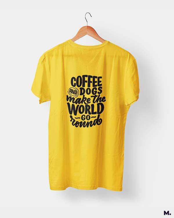 printed t shirts - Coffee and dogs  - MUSELOT