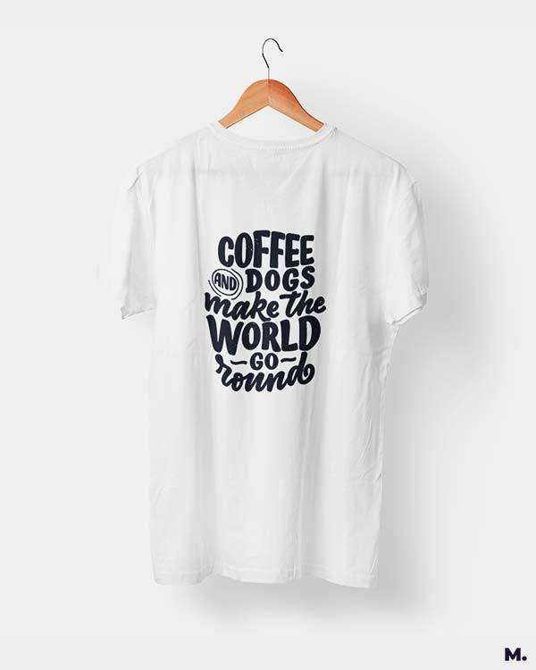 printed t shirts - Coffee and dogs  - MUSELOT
