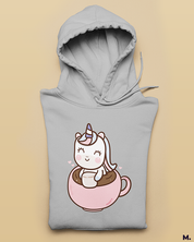 Printed hoodies - Coffee is my unicorn  - MUSELOT
