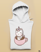 Printed hoodies - Coffee is my unicorn  - MUSELOT