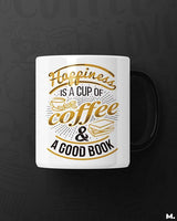Coffee and good books printed mugs