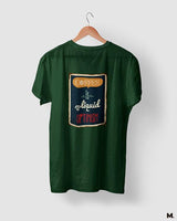Coffee is liquid optimism printed t shirts