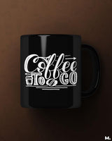 Coffee to go printed mugs