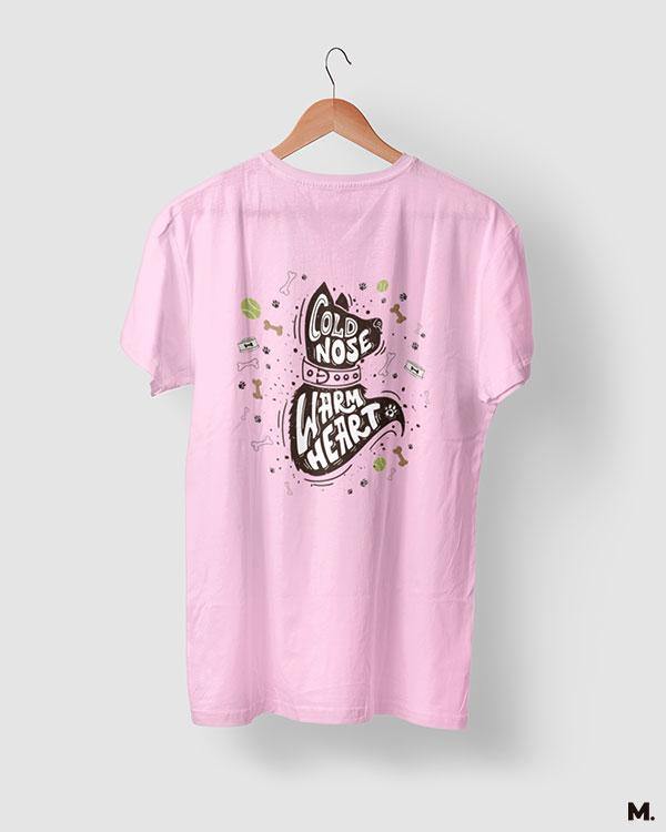 printed t shirts - Cold nose & warm heart  - MUSELOT