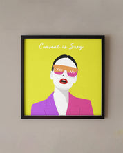 Consent is sexy framed posters - Muselot