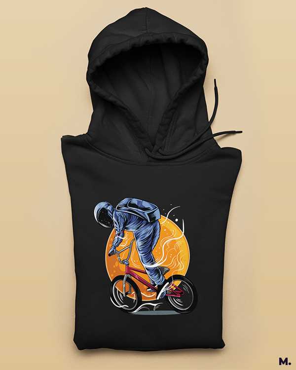  - Cyclist in space  - MUSELOT