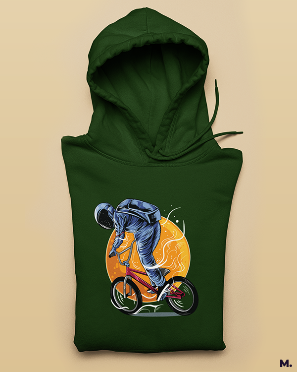  - Cyclist in space  - MUSELOT