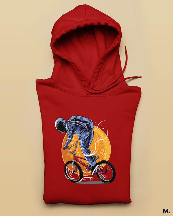  - Cyclist in space  - MUSELOT