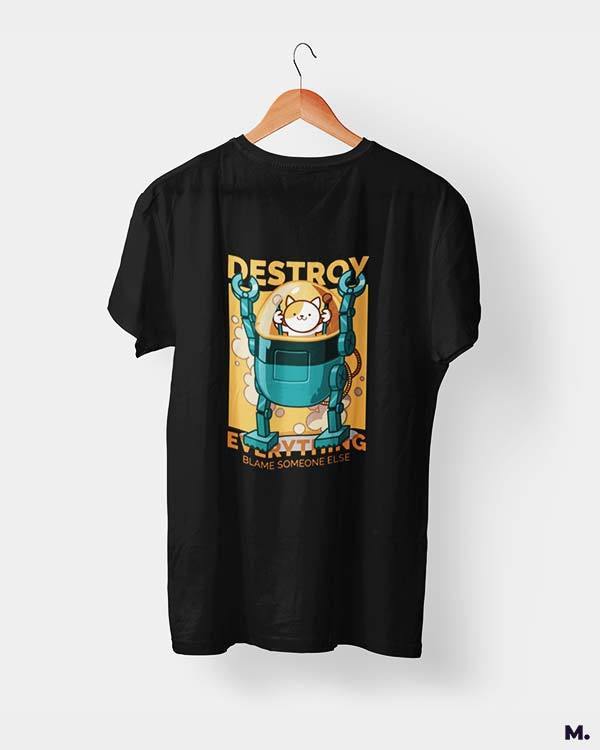 printed t shirts - Destroy everything  - MUSELOT