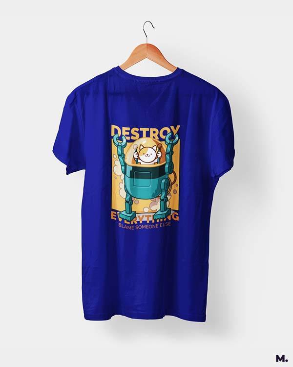 printed t shirts - Destroy everything  - MUSELOT