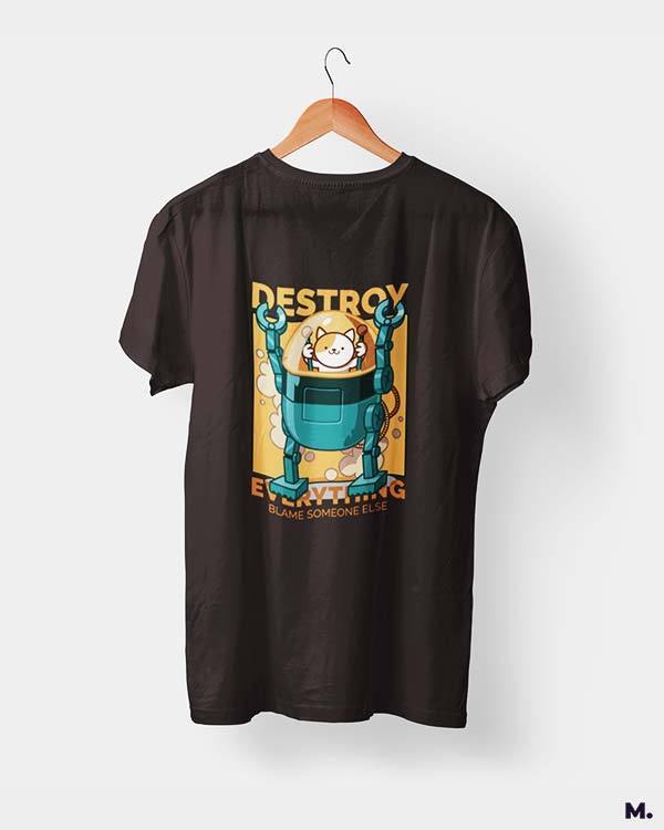 printed t shirts - Destroy everything  - MUSELOT