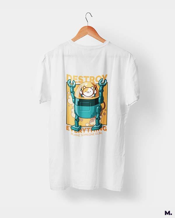 printed t shirts - Destroy everything  - MUSELOT