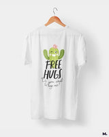 Free hugs funny printed t shirts