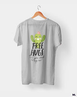 Free hugs funny printed t shirts