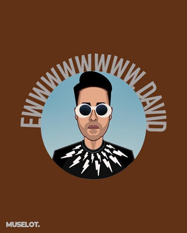 printed t shirts - Ew david printed t shirts  - MUSELOT