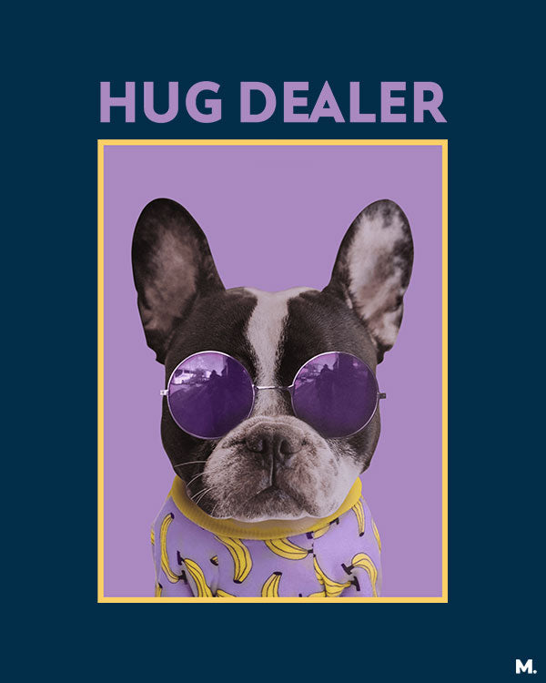 printed t shirts - Hug dealer - MUSELOT