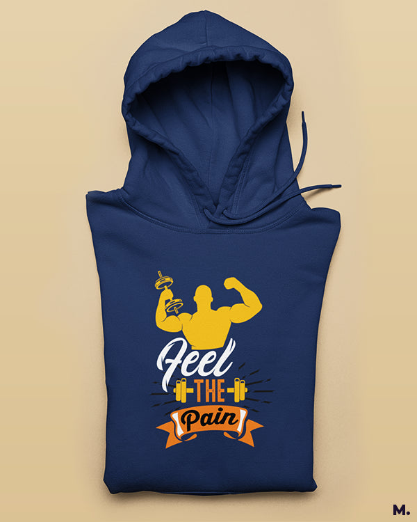 Printed hoodies - Feel the pain  - MUSELOT