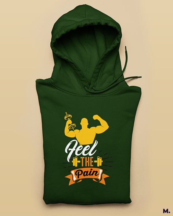 Printed hoodies - Feel the pain  - MUSELOT