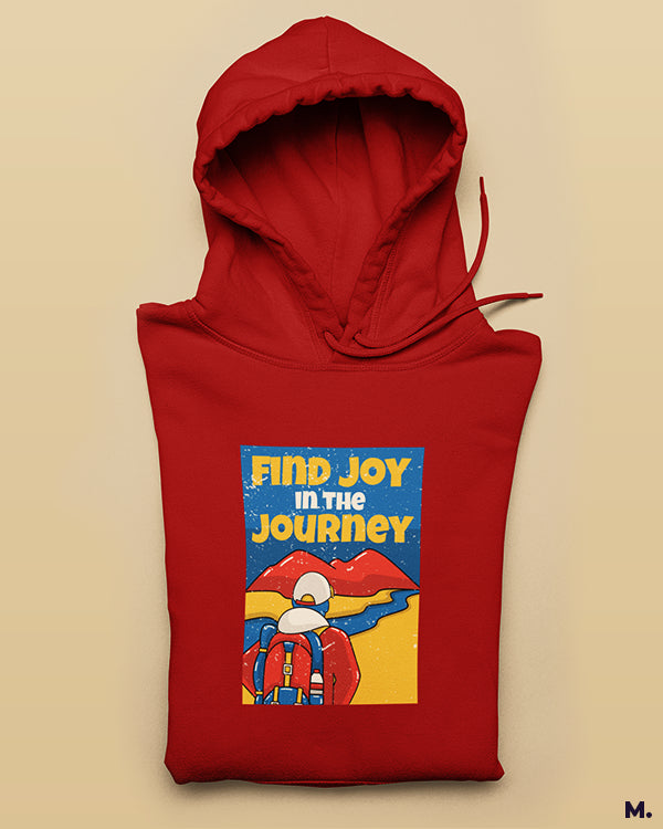 Printed hoodies - Find joy in the journey  - MUSELOT