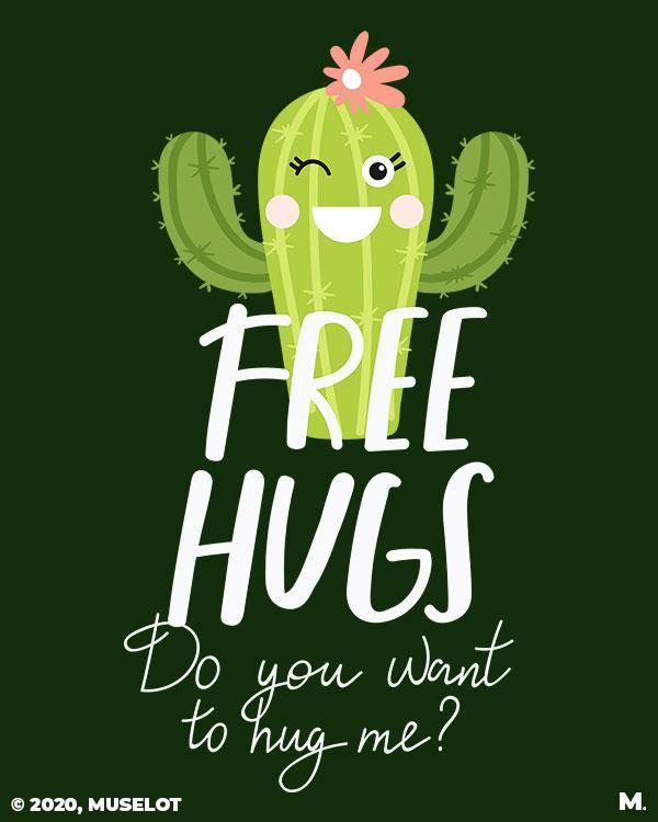 printed t shirts - Do you want free hugs?  - MUSELOT