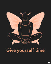 printed t shirts - Give yourself time - MUSELOT