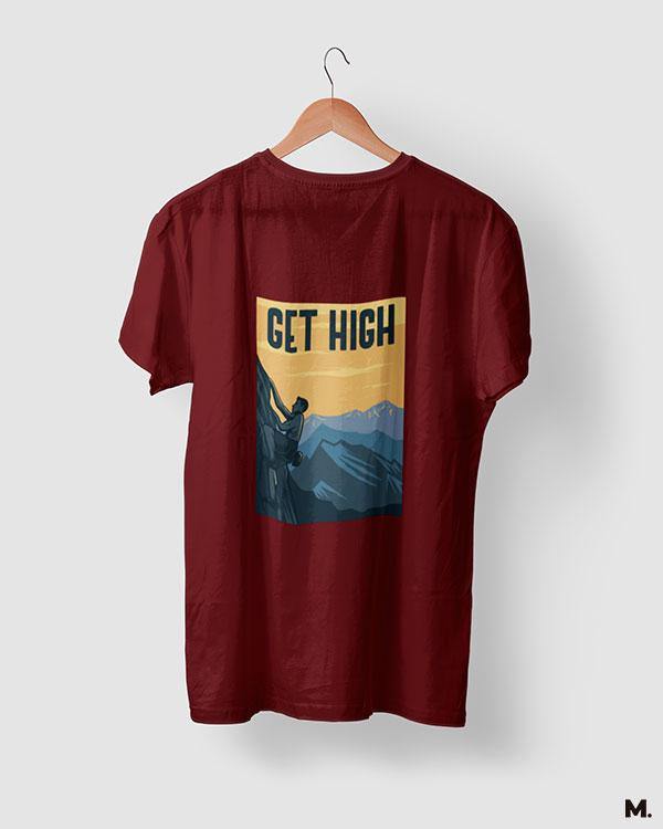 printed t shirts - Get high  - MUSELOT