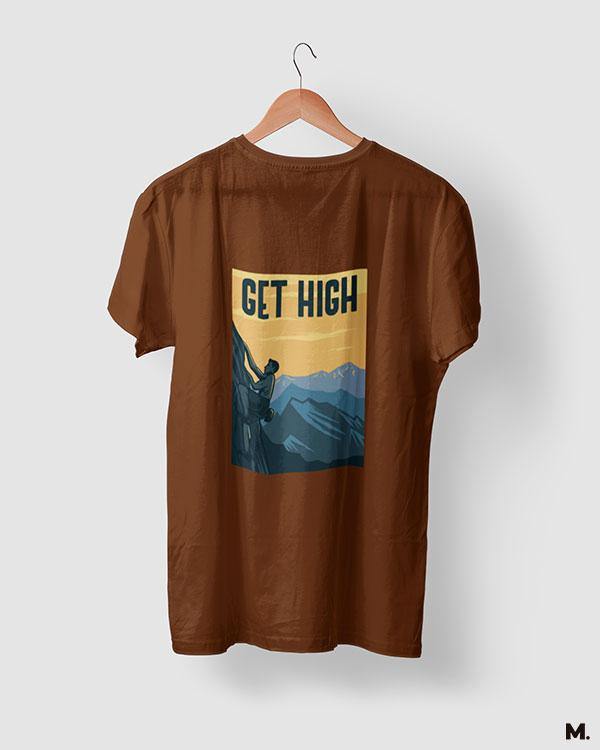 printed t shirts - Get high  - MUSELOT