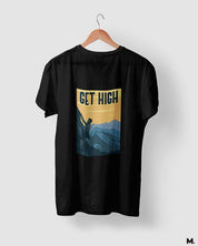 printed t shirts - Get high  - MUSELOT