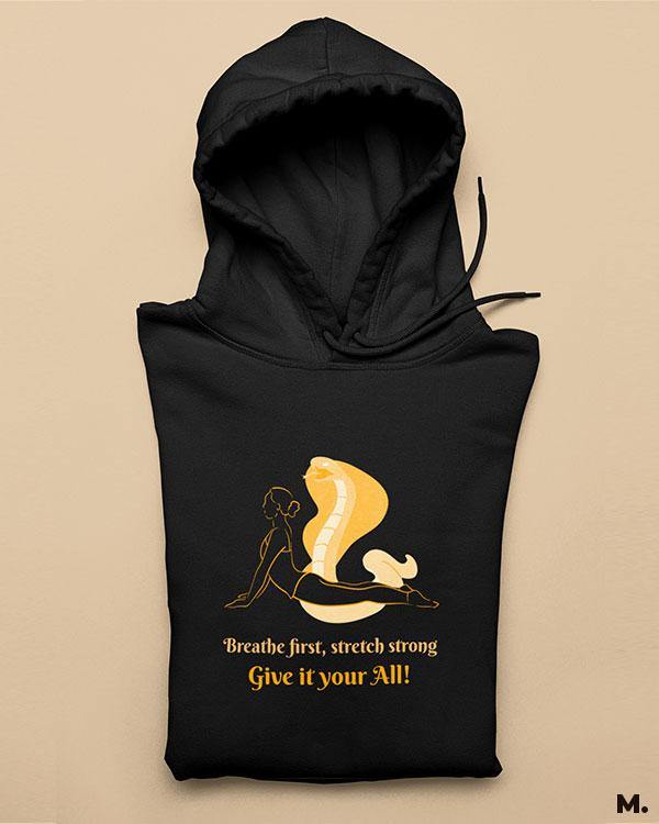 Printed hoodies - Give it your all  - MUSELOT