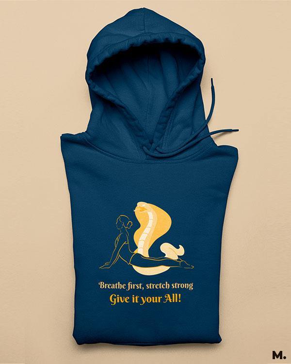 Printed hoodies - Give it your all  - MUSELOT