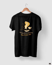 printed t shirts - Give it your all  - MUSELOT