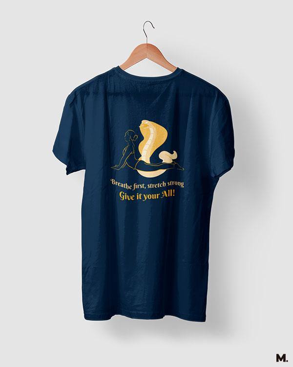 printed t shirts - Give it your all  - MUSELOT