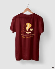 printed t shirts - Give it your all  - MUSELOT