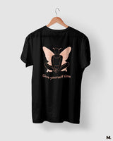 Give yourself time printed t shirts