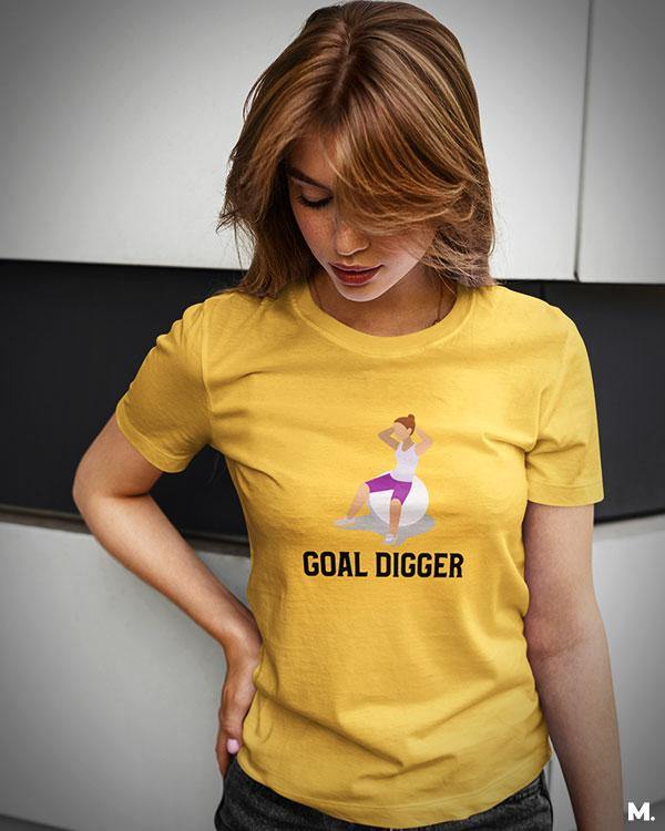 printed t shirts - Goal digger  - MUSELOT