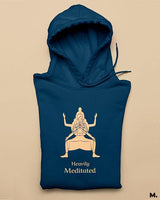 Heavily meditated printed hoodies