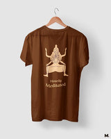 Heavily meditated printed t shirts
