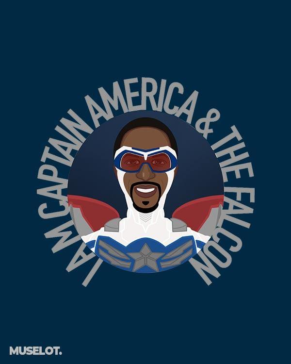 printed t shirts - Captain America & Falcon tshirts  - MUSELOT