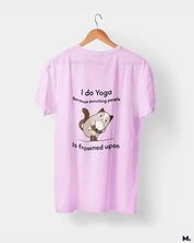 printed t shirts - Do yoga to avoid punching  - MUSELOT