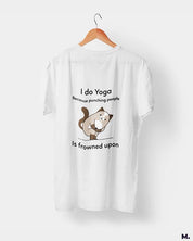 printed t shirts - Do yoga to avoid punching  - MUSELOT