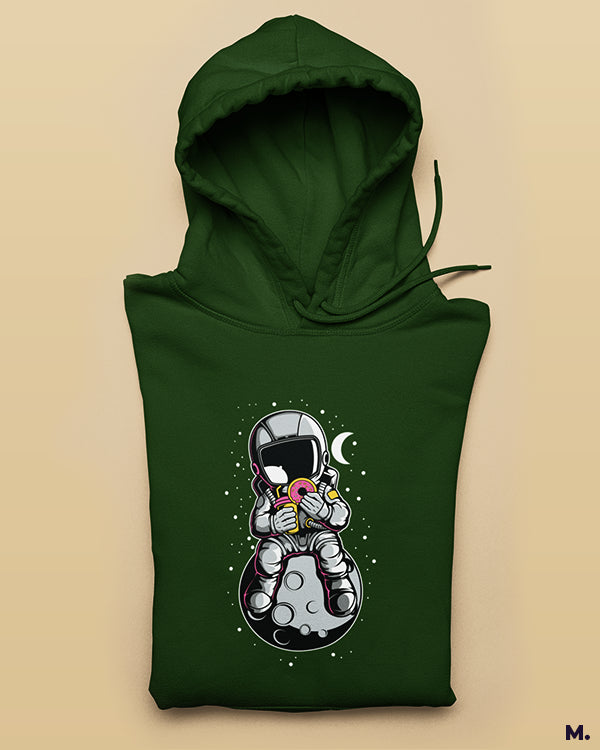 Love donuts to the space & back printed hoodies