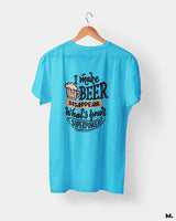 I make beer disappear printed t shirts