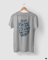 Not lazy, just saving energy printed t shirts